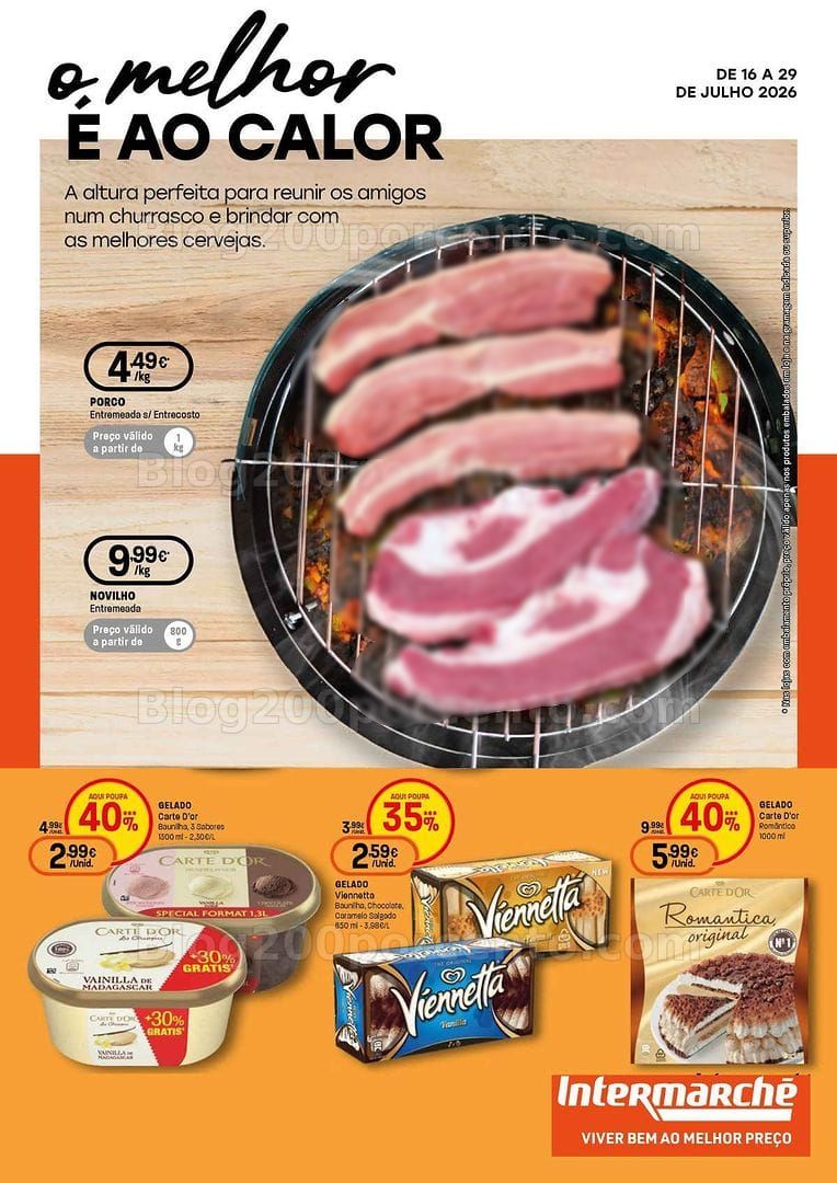Antevisão Folheto INTERMARCHÉ Especial Churrascos Promoções de 16 a 29 julho